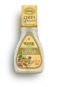 Kens Steak House Chef's Reserve Dressing, Creamy Caesar with Roasted Garlic