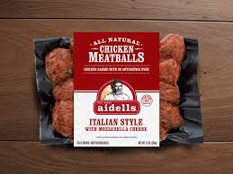 Aidells Meatballs, Chicken, Italian Style, with Mozzarella Cheese - 12 Ounces