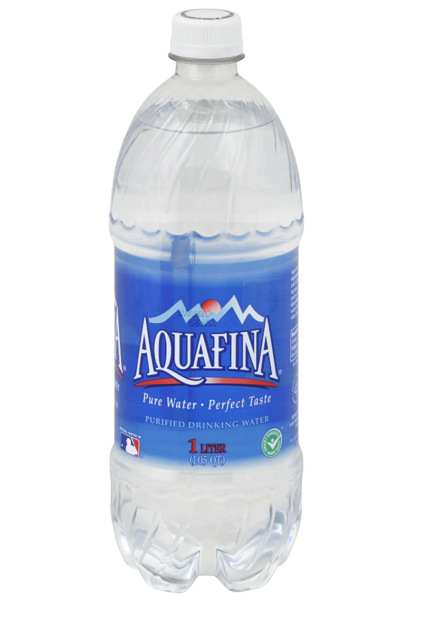 Aquafina Water, Purified Drinking - 1.05 Quarts