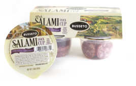 Busseto Salami, Snack Cup, 4 Pack - 4 Each