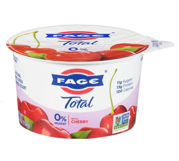 Fage Total Yogurt, Greek, Nonfat, Strained, with Cherry - 5.3 Ounces