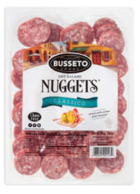 Busseto Classico Salami, Nuggets, Dry, Bite Size - 8 Ounces