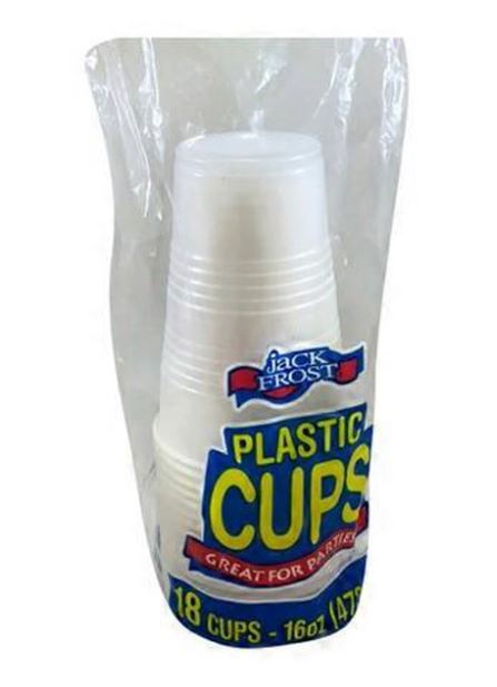 Jack Frost Plastic Cups