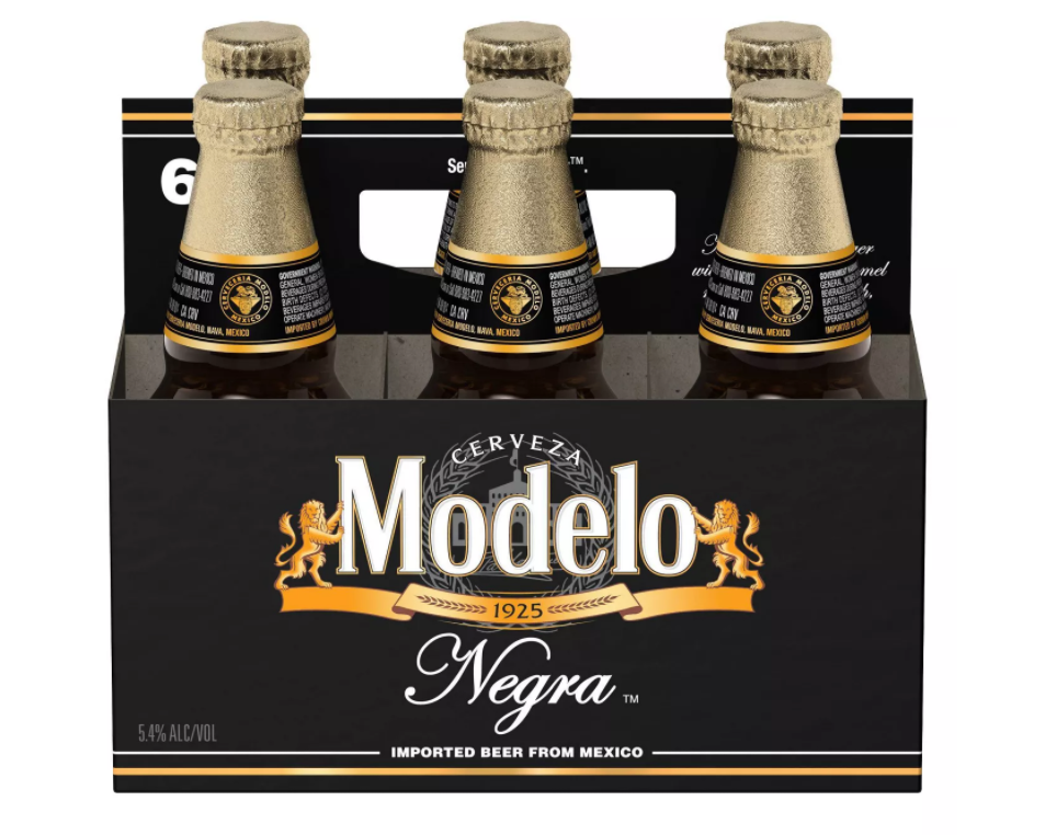  Modelo Cerveza Negra, paquete de 6, botellas de 12 onzas  líquidas, 5.4% ABV : Comida Gourmet y Alimentos