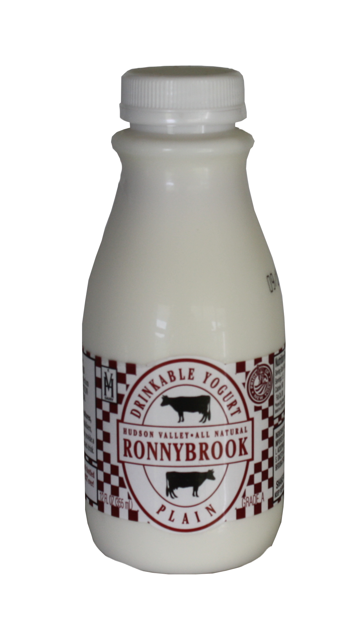 Ronnybrook Drinkable Plain Yogurt 12 Fluid Ounces