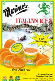 Marinos Orange Italian Ice