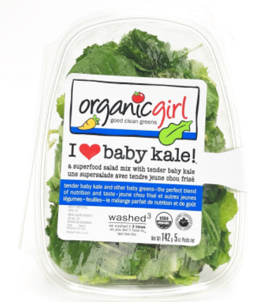 OrganicGirl Salad Mix, I Love Baby Kale! - 5 Ounces