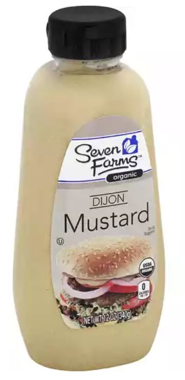 Seven Farms Mustard, Organic, Dijon