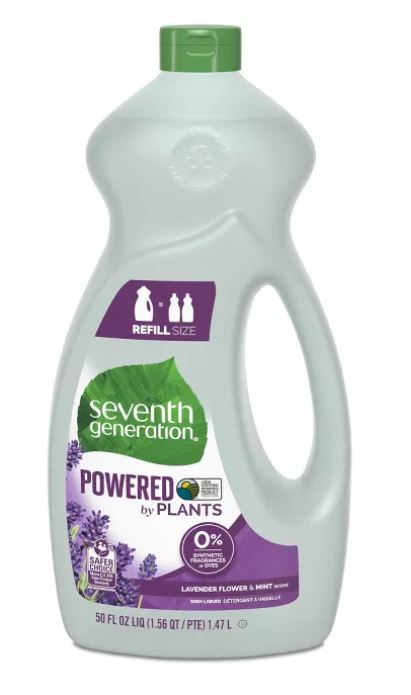 Seventh Generation Dish Liquid, Natural, Lavender Floral & Mint