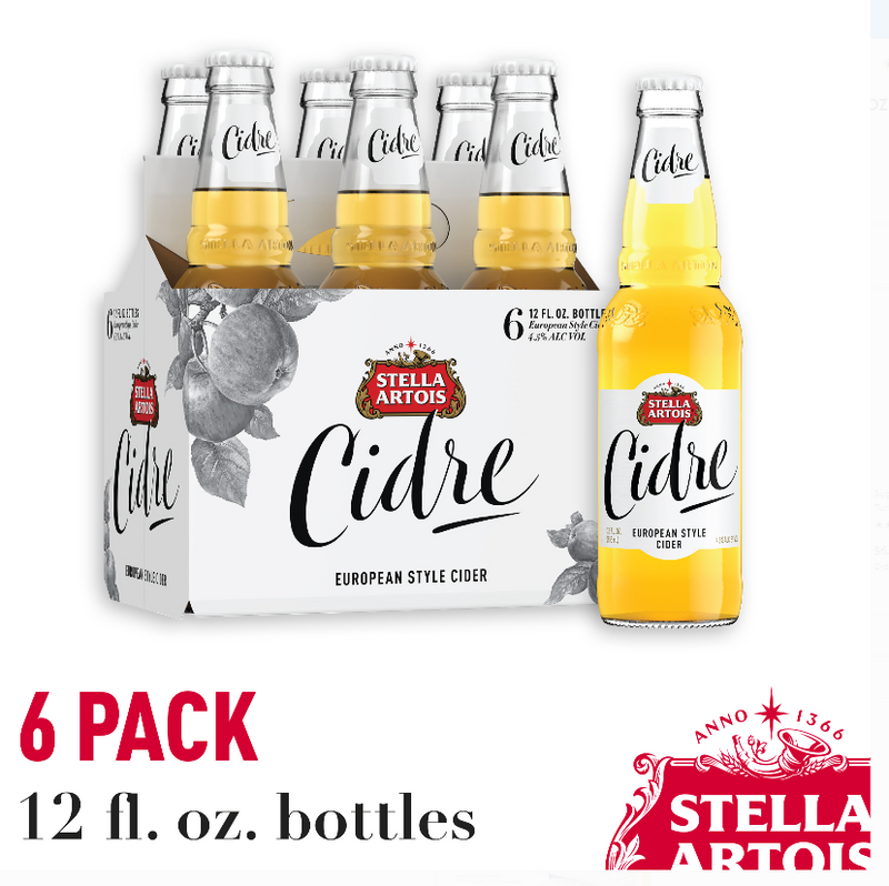Stella Artois Cider, Premium, Cidre - 6 Pack, 12 Fluid Ounces