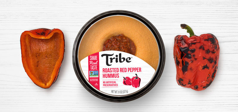 Tribe Hummus, Sweet Roasted Red Pepper - 8 Ounces
