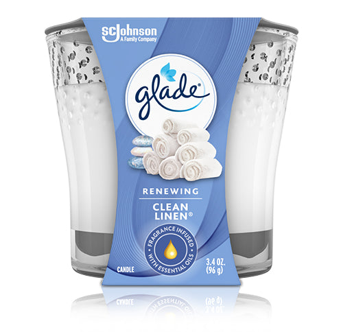 Glade Candle, Clean Linen