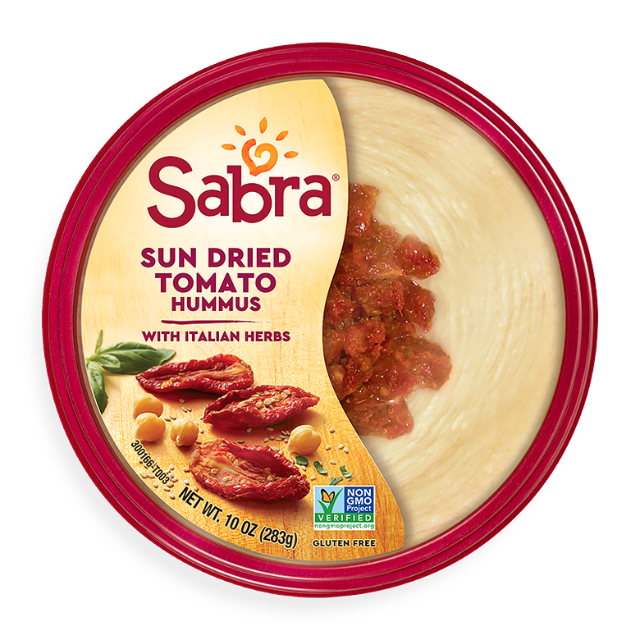 Sabra Hummus, Sun Dried Tomato - 10 Ounces