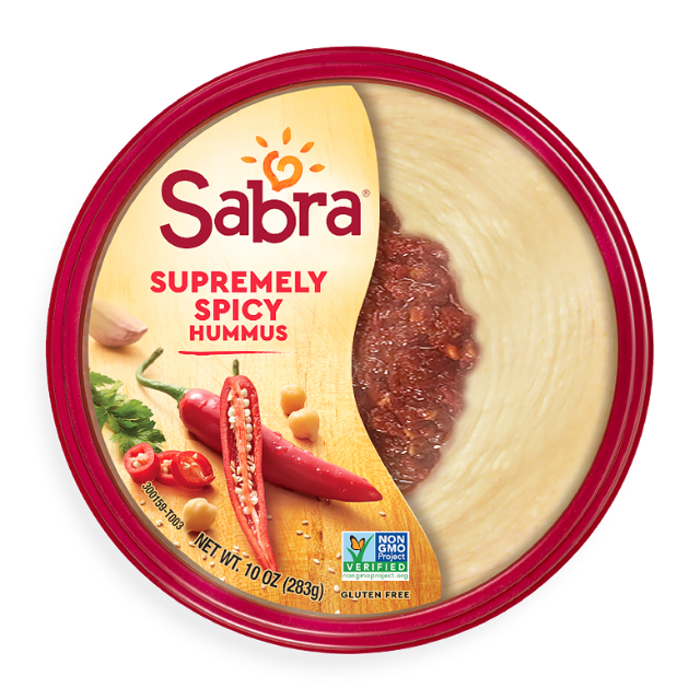Sabra Hummus, Supremely Spicy - 10 Ounces