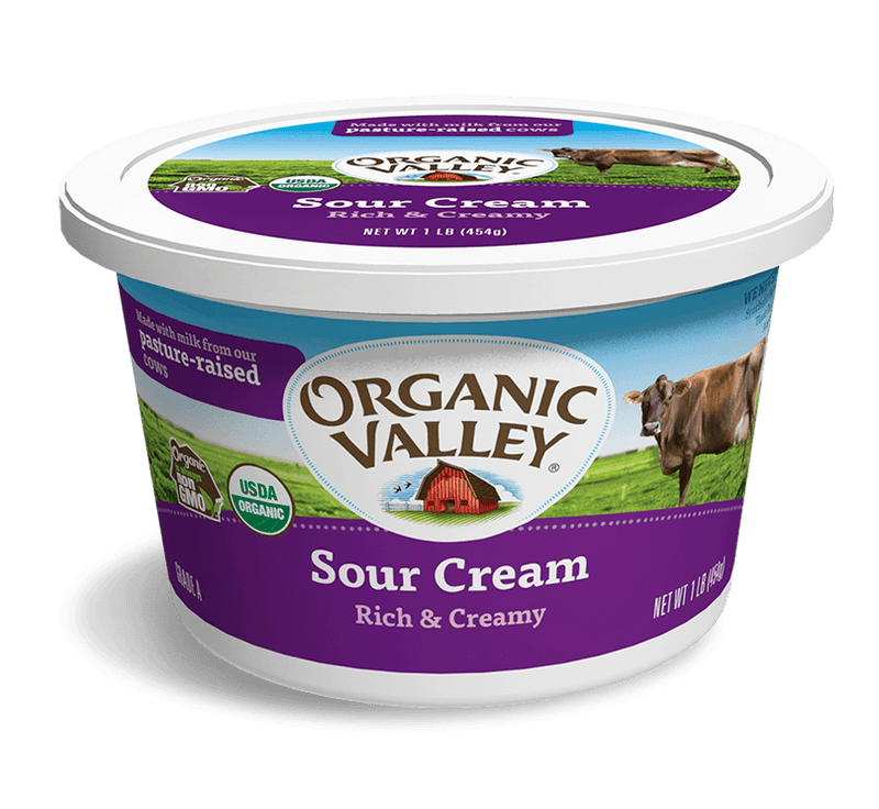 Organic Valley Sour Cream, Rich & Creamy - 1 Pound