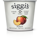 Siggis Yogurt, Non-Fat, Icelandic Style Skyr, Strained, Peach - 5.3 Ounces