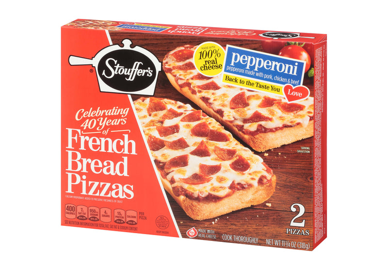 Stouffers Pizza, French Bread, Pepperoni - 2 Each