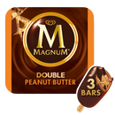 Magnum Ice Cream Bars, Double Peanut Butter - 3 Each