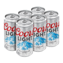 Coors Light Beer - 6 Pack, 12 Fluid Ounces