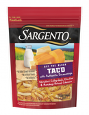 Sargento Off the Block Cheese, Shredded, Taco - 8 Ounces