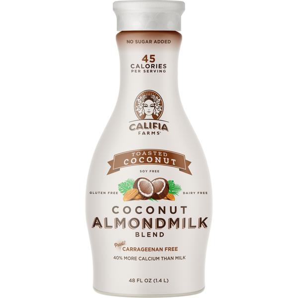 Califia Farms Coconut Almondmilk Blend, Toasted Coconut - 48 Ounces