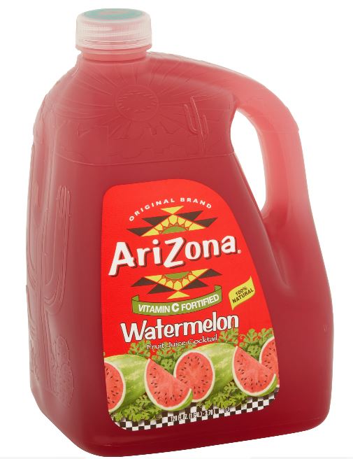 Arizona Fruit Juice Cocktail, Watermelon - 128 Ounces
