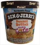 Ben & Jerrys Cookie Core Ice Cream, Peanut Buttah