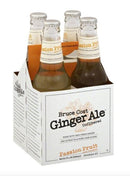 Bruce Cost Ginger Ale, Passion Fruit with Tumeric, Unfiltered - 4 Each