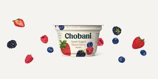 Chobani Yogurt, Greek, Low-Fat, Blended with Mixed Berry - 5.3 Ounces