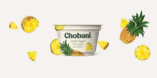 Chobani Yogurt, Greek, Low Fat, with Pineapple on the Bottom - 5.3 Ounces