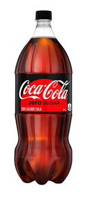 Coca Cola Zero Sugar Cola, Zero Calorie - 2 Liters