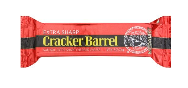 Cracker Barrel Cheese, Extra Sharp Cheddar - 8 Ounces