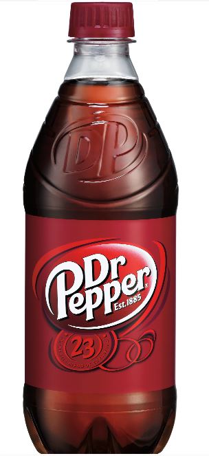 Dr Pepper Soda - 20 Ounces