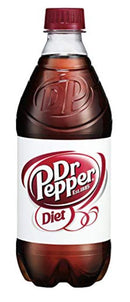 Dr Pepper Soda, Diet - 20 Ounces