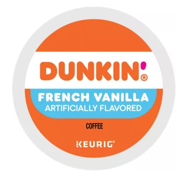 Dunkin Donuts Keurig Hot Coffee, French Vanilla, K-Cup Pods - 10 Count