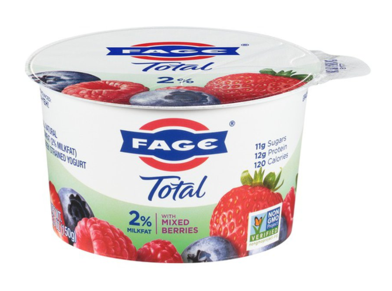 Fage Total Yogurt, Greek, Lowfat, Strained, with Mixed Berries - 5.3 Ounces
