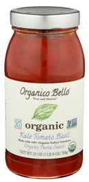 Organico Bello Pasta Sauce, Organic, Kale Tomato Basil