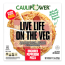 Made with Cauliflower Crust Pizza Uncurred Pepperoni