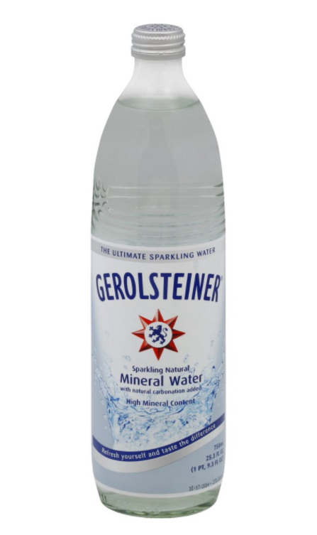 Gerolsteiner Sparkling Water, Natural Mineral - 25.3 Ounces