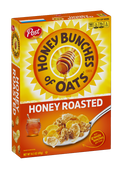 Honey Bunches Cereal, Crunchy Honey Roasted