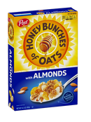 Honey Bunches Cereal, Crispy with Almonds