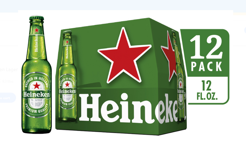 Heineken Beer, Premium Lager - 12 Pack, 12 Fluid Ounces