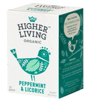 Higher Living Organic Licorice & Peppermint Tea - 15 Count