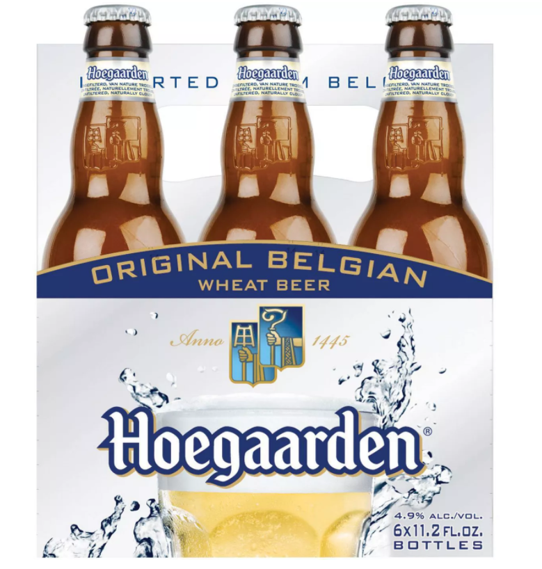 Hoegaarden Beer, Original Belgian Wheat - 6 Pack, 12 Fluid Ounces