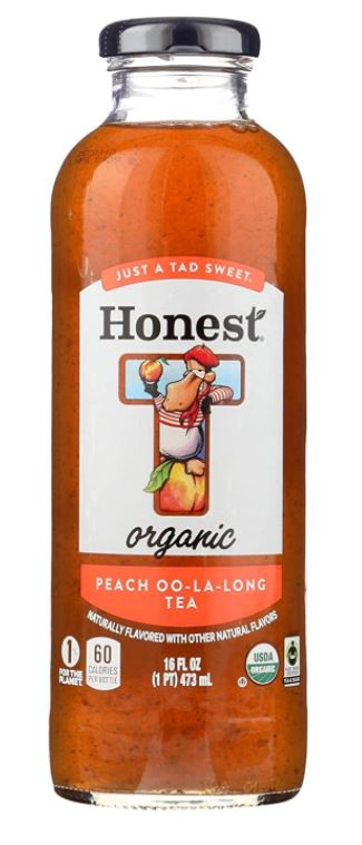Honest Tea Organic Peach Tea (16.9oz x 12)