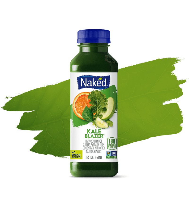 Naked 100% Juice, Fruit & Veggie, Kale Blazer - 15.2 Ounces