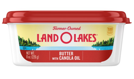 Land O Lakes Butter, with Canola Oil - 8 Ounces