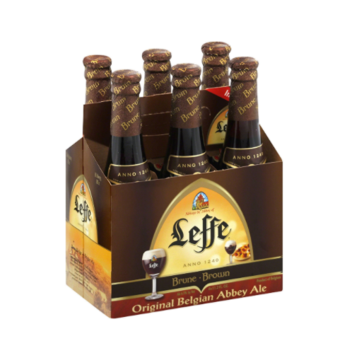 Leffe Ale, Original Belgian Abbey, Brown - 6 Pack, 12 Fluid Ounces