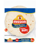 Mission Tortillas, Flour, Large Burrito, Super Soft - 8 Count