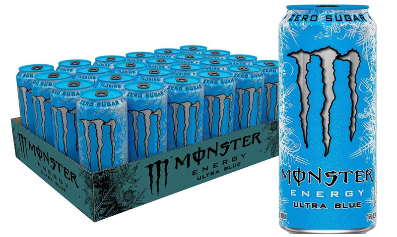 Monster Energy Energy Drink, Ultra Blue - 16 Ounces